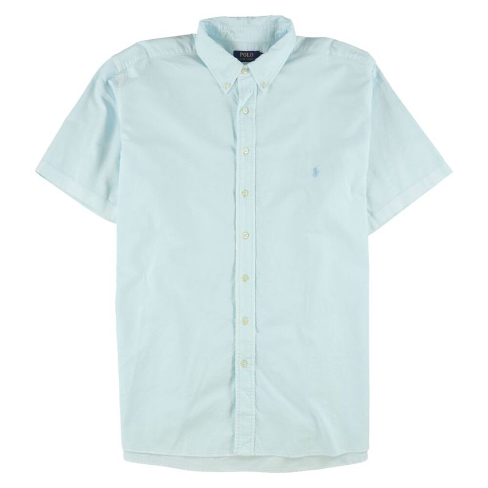 Ralph Lauren Mens Big & Tall Mineral-Dyed Oxford Button Up Shirt, NWT